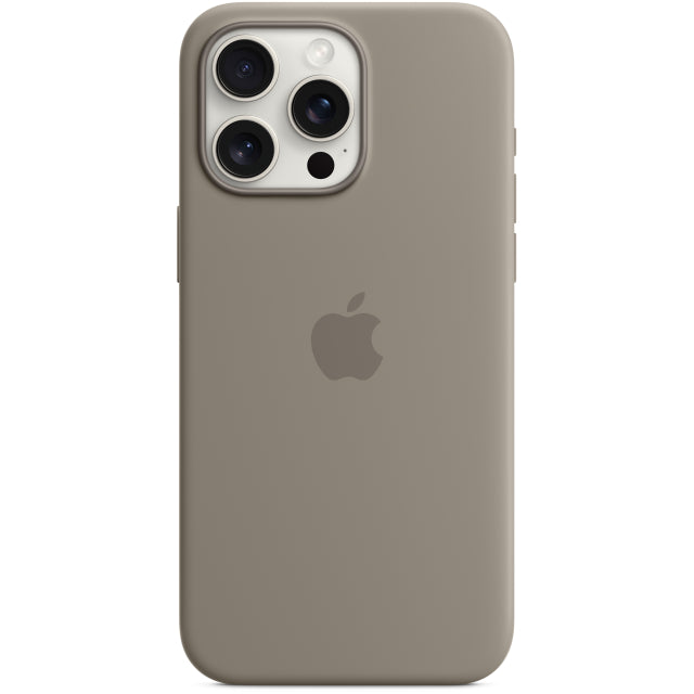 MT1Q3ZM/A Apple Silikon Case mit MagSafe iPhone 15 Pro Max Clay