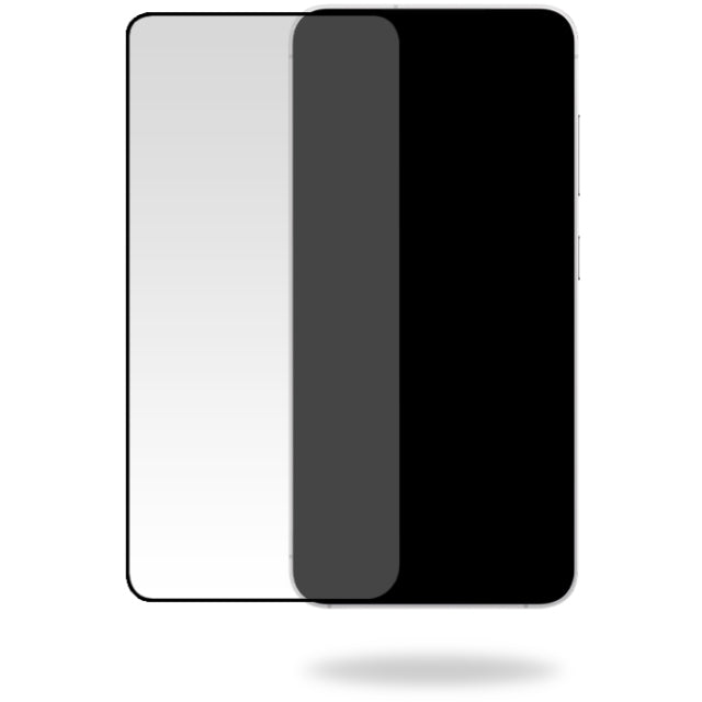 Mobilize Protecteur d'écran en verre - Cadre noir - Samsung Galaxy S24 5G/S25 5G