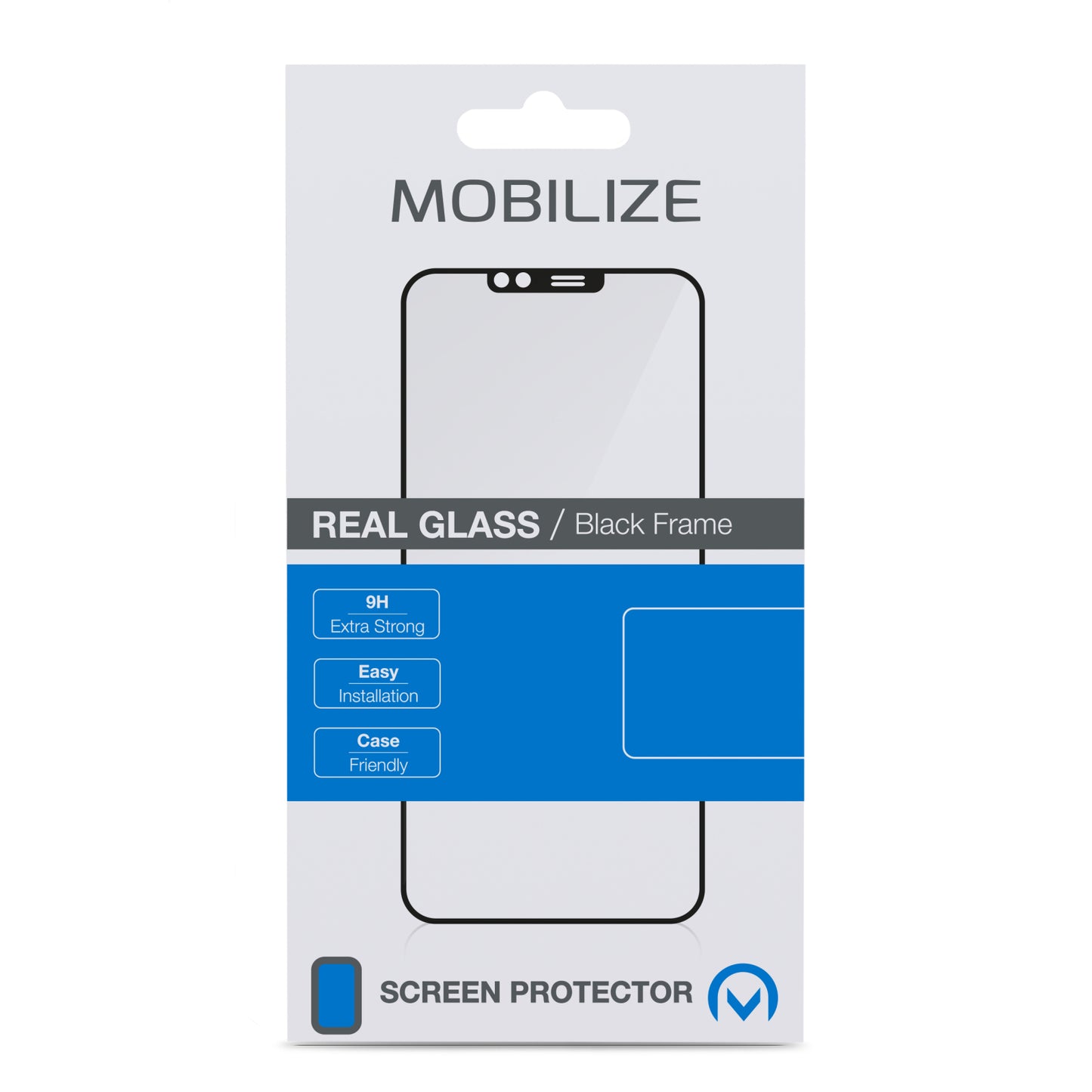 Mobilize Glass Screen Protector - Black Frame - Samsung Galaxy S24+ 5G/S25+ 5G