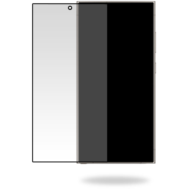 Mobilize Glass Screen Protector - Cadre Noir - Samsung Galaxy S24 Ultra 5G