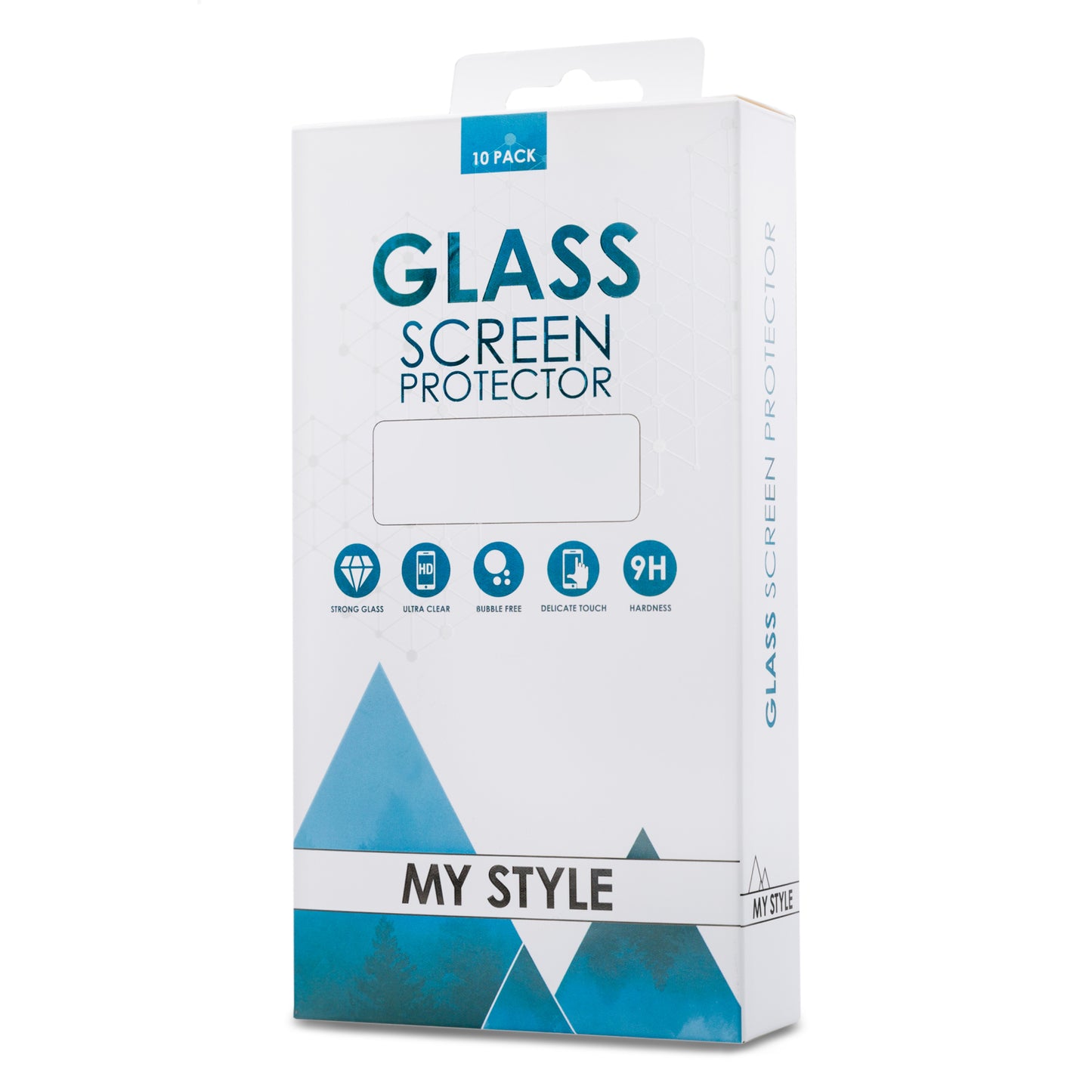 My Style Tempered Glass Screen Protector for Samsung Galaxy S24 5G/S25 5G Clear (10-Pack)