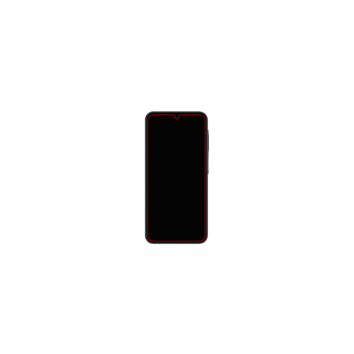 Mobilize Glass Screen Protector - Black Frame - Samsung Galaxy A25 5G