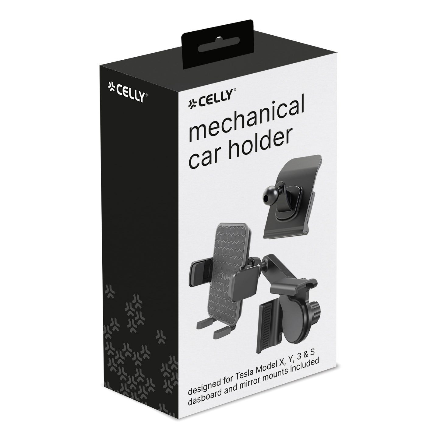 Celly Car Holder for Tesla Monitor and Dashboard Black