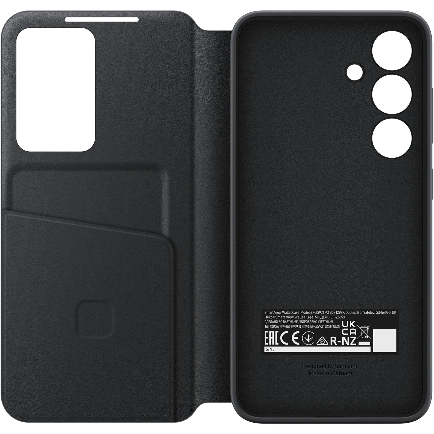 EF-ZS921CBEGWW Samsung Smart View Wallet Case Galaxy S24 5G Black