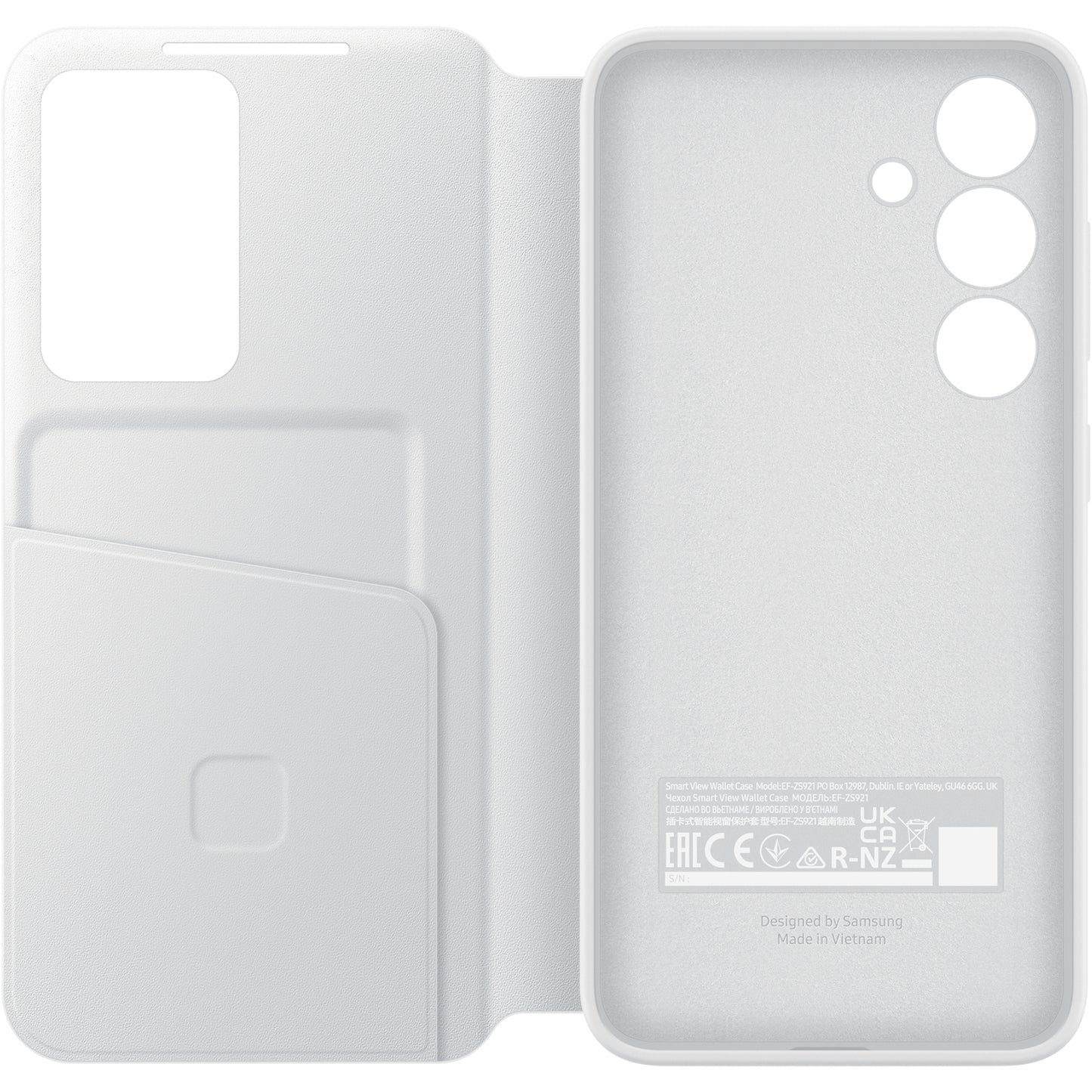EF-ZS921CWEGWW Samsung Smart View Wallet Case Galaxy S24 5G White