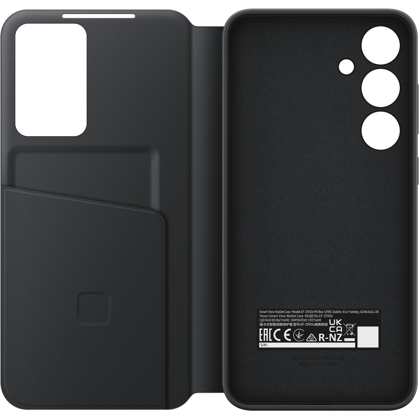 EF-ZS926CBEGWW Samsung Smart View Wallet Case Galaxy S24+ 5G Black