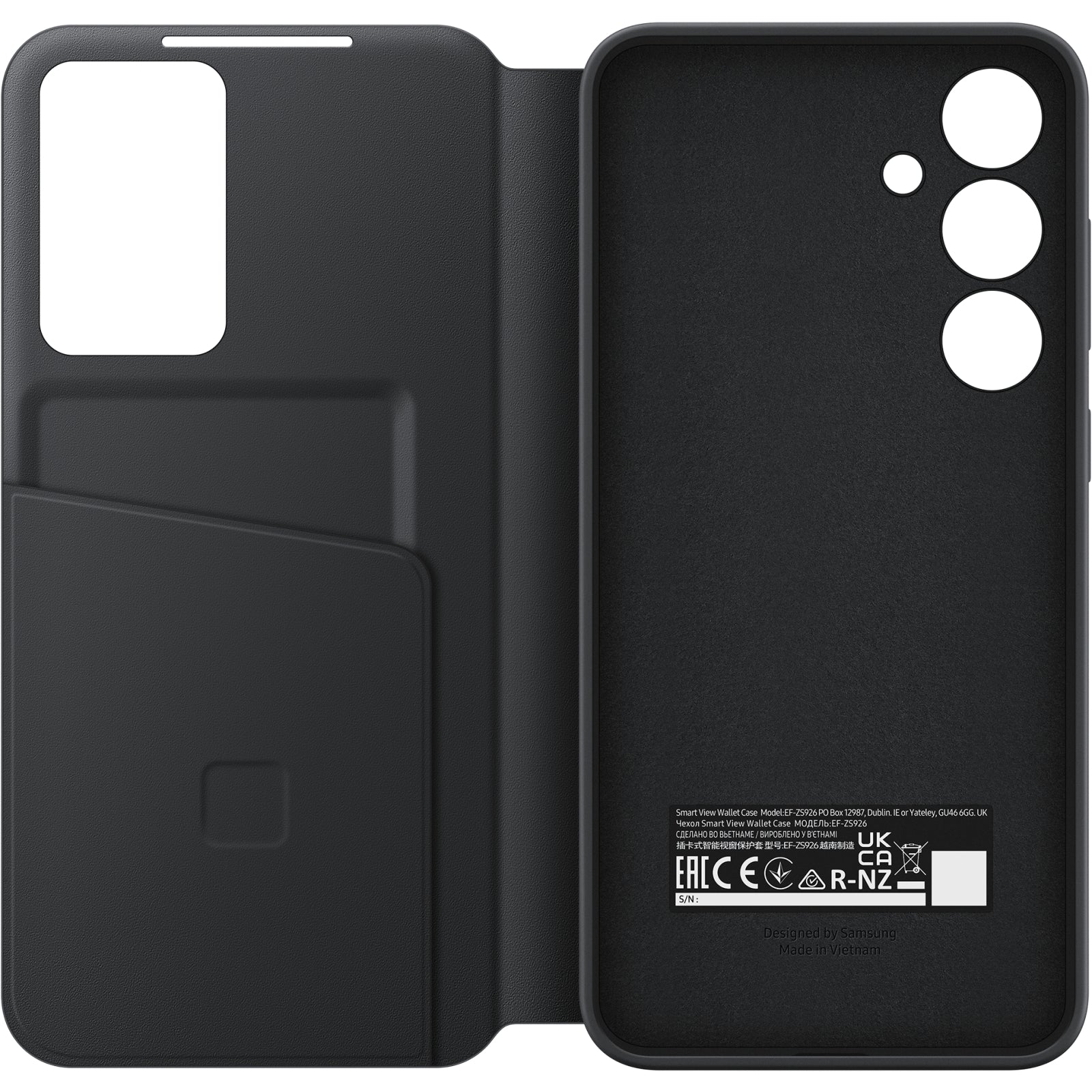 EF-ZS926CBEGWW Samsung Smart View Wallet Case Galaxy S24+ 5G Black