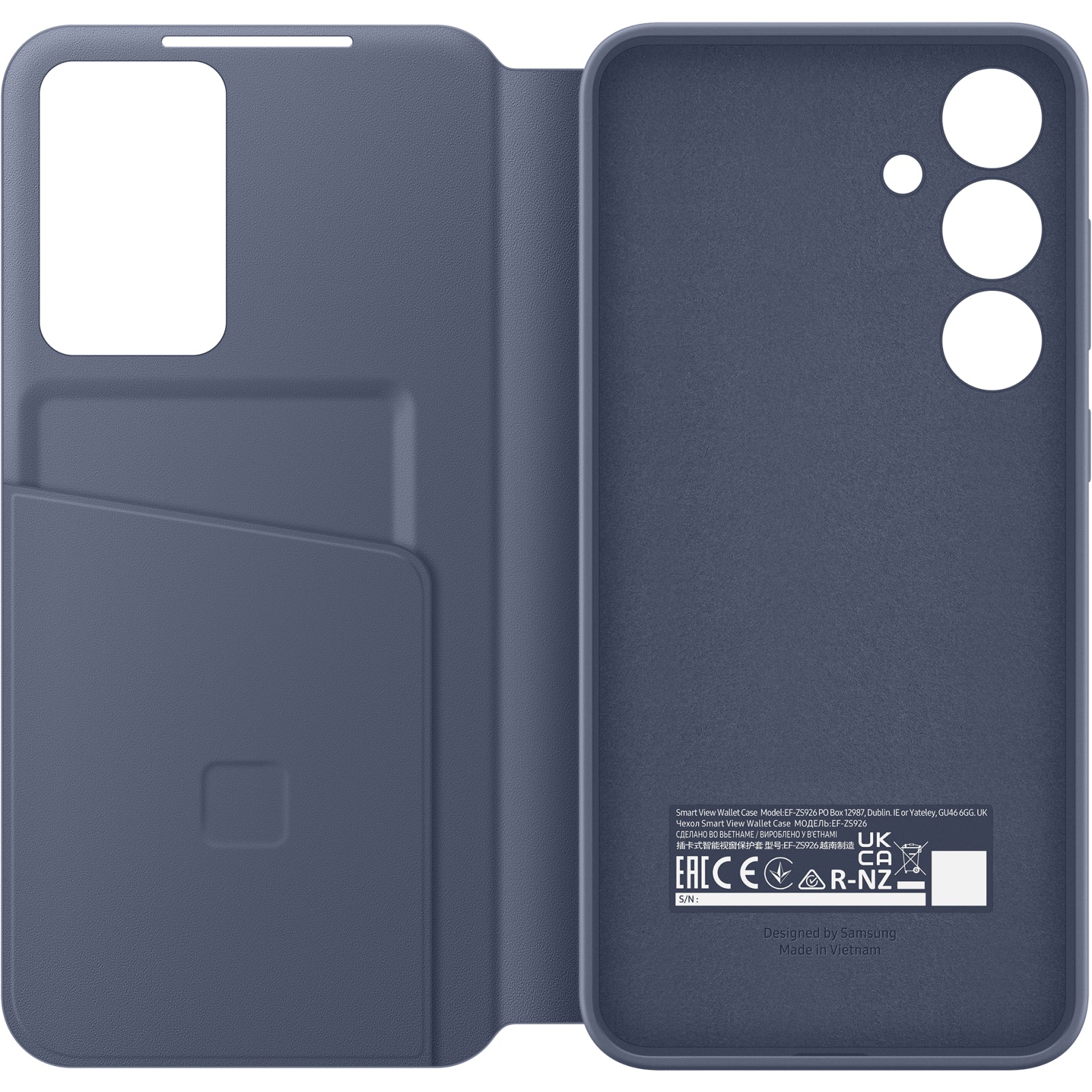 EF-ZS926CVEGWW Samsung Smart View Wallet Case Galaxy S24+ 5G Violet