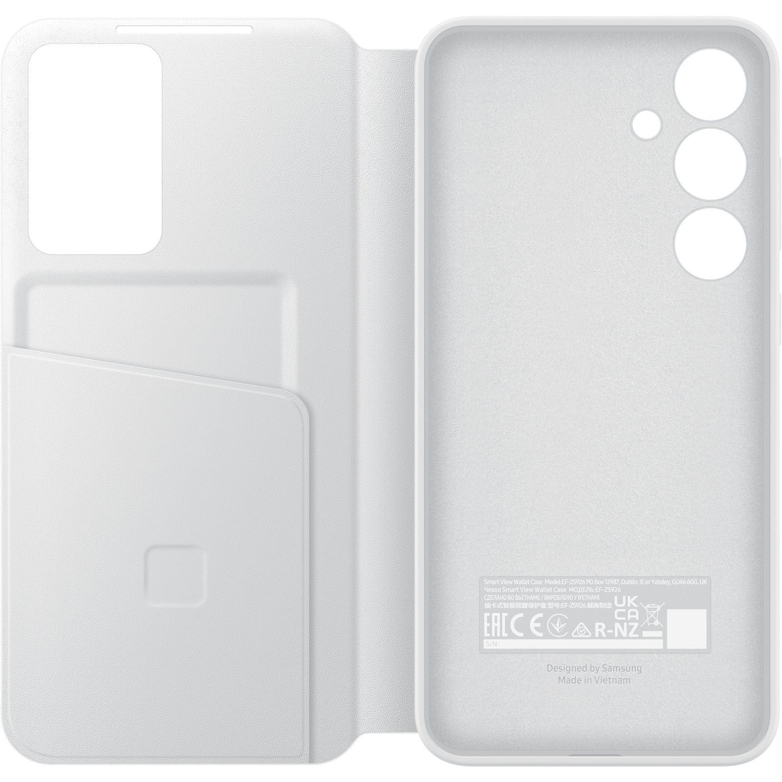 EF-ZS926CWEGWW Samsung Smart View Wallet Case Galaxy S24+ 5G White