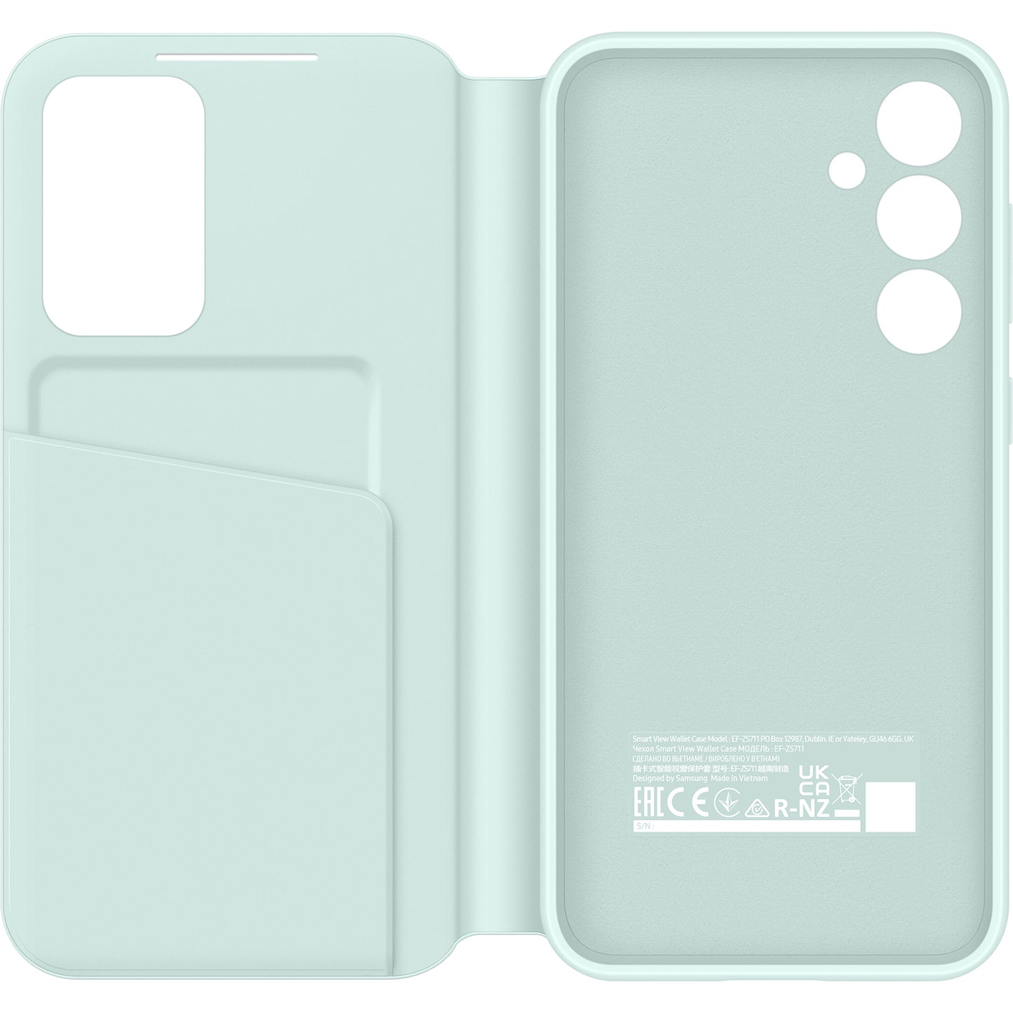 EF-ZS711CMEGWW Samsung Smart View Wallet Case Galaxy S23 FE 5G Mint