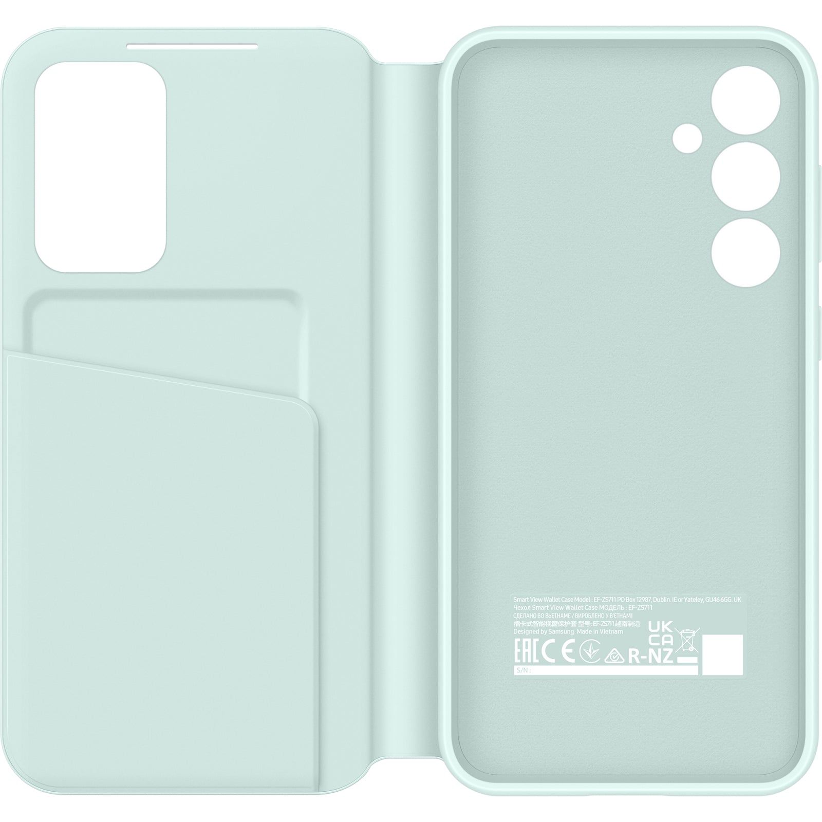 EF-ZS711CMEGWW Samsung Smart View Wallet Case Galaxy S23 FE 5G Mint