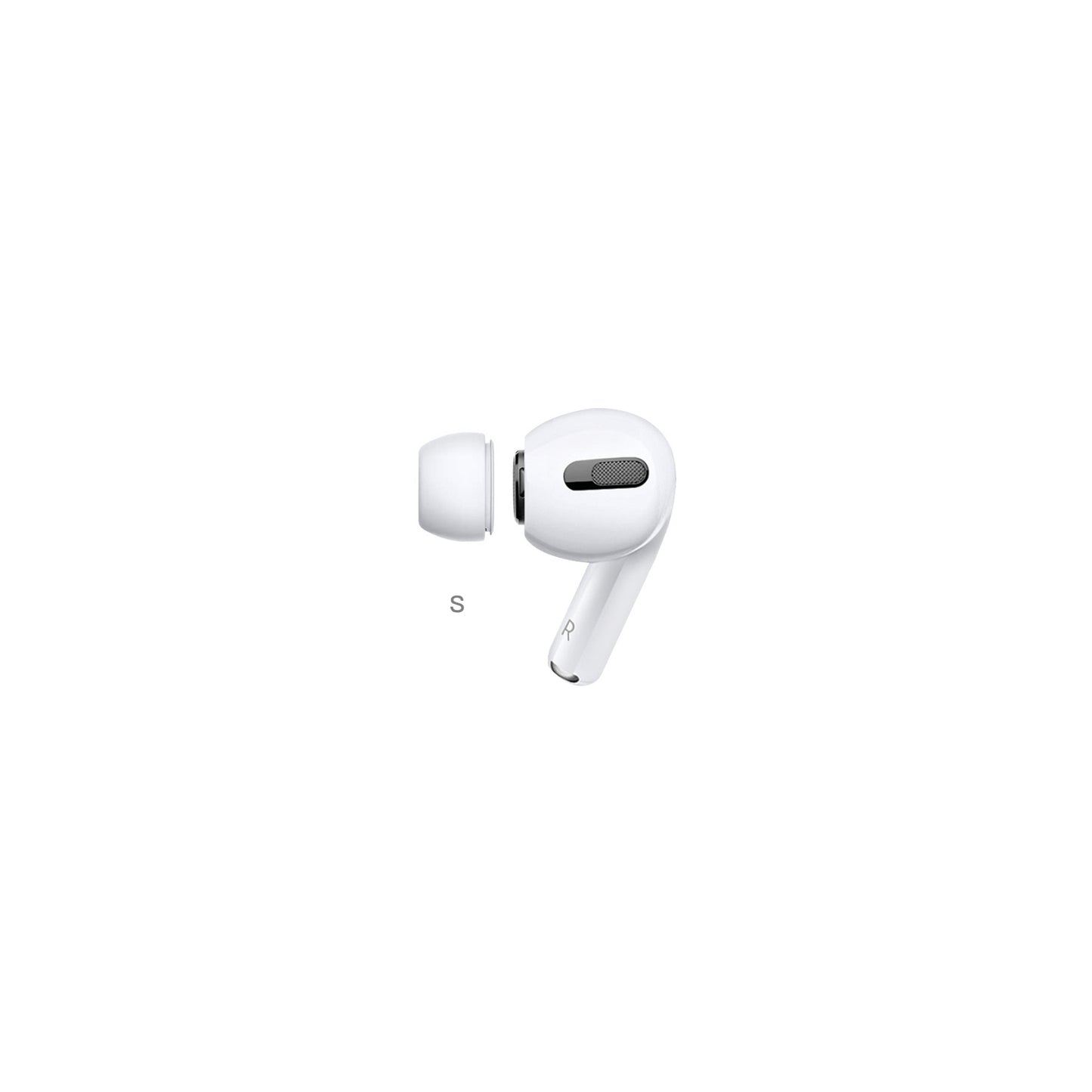 Xccess Silicon Replacement Ear Tips for Airpod Pro 1/2 Size S (1 Pair) White