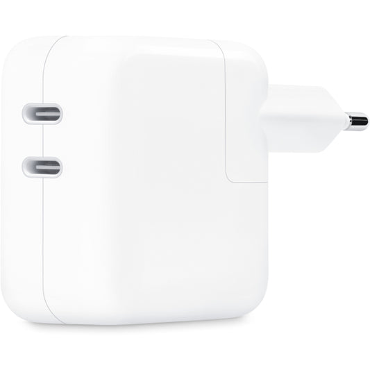 MW2K3ZM/A Apple Dual USB-C Power Adapter 35W White