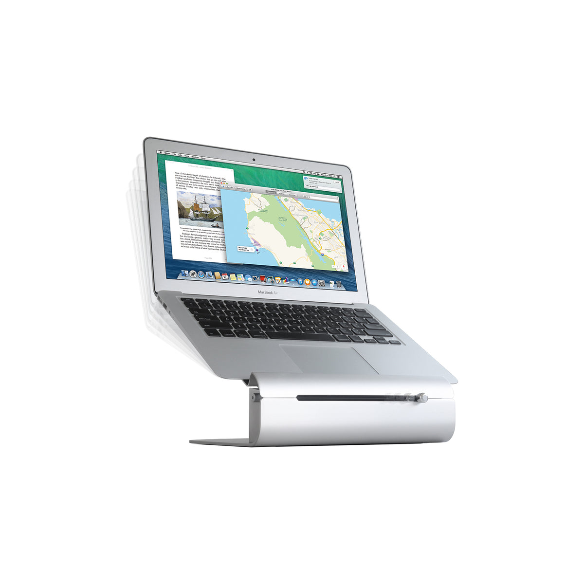 Rain Design iLevel2 Adjustable Laptop Stand Space Grey