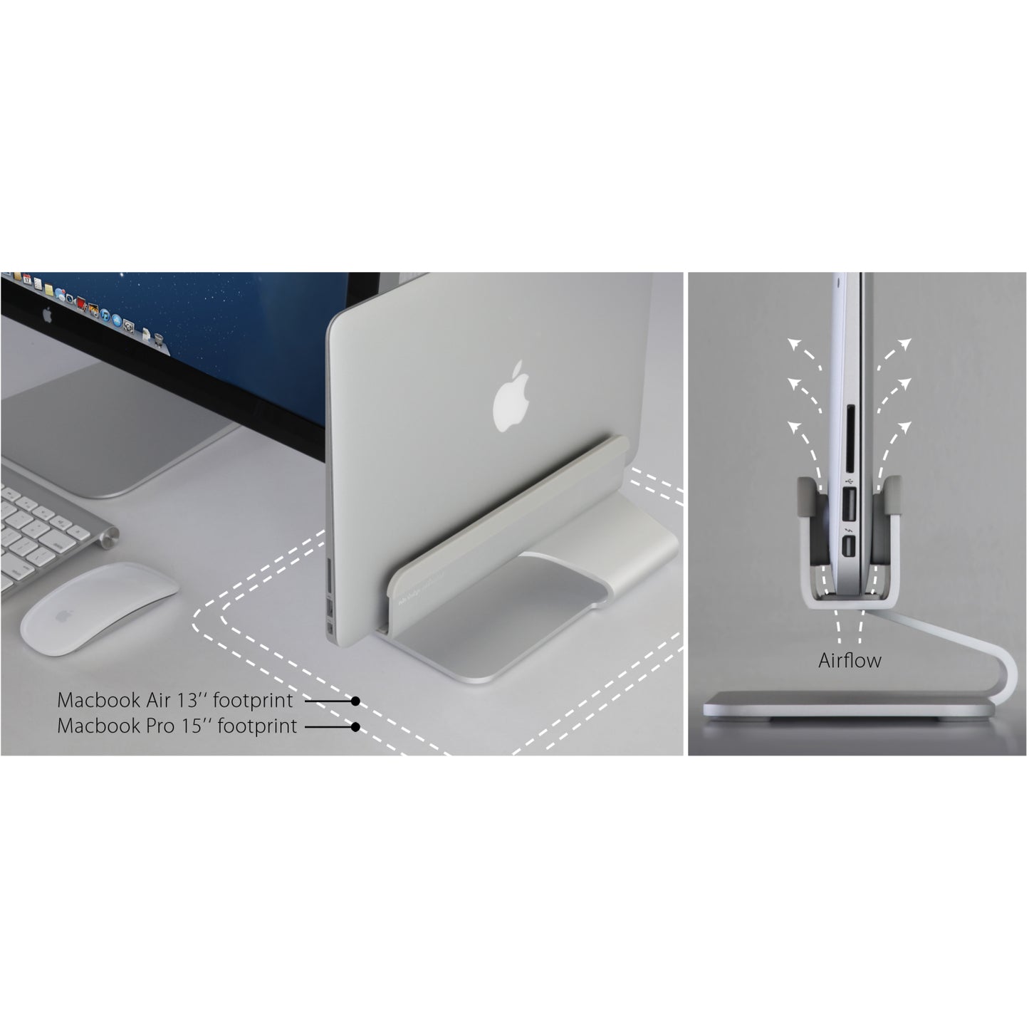 Rain Design mTower Vertical Laptop Stand Space Grey