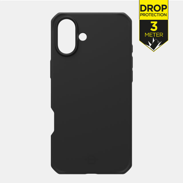 ITSKINS Level 3 SpectrumSilk_R für Apple iPhone 16 Plus Schwarz