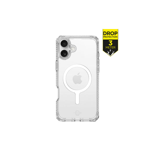 ITSKINS Level 2 HybridMagClear_R for Apple iPhone 16 Plus Transparent