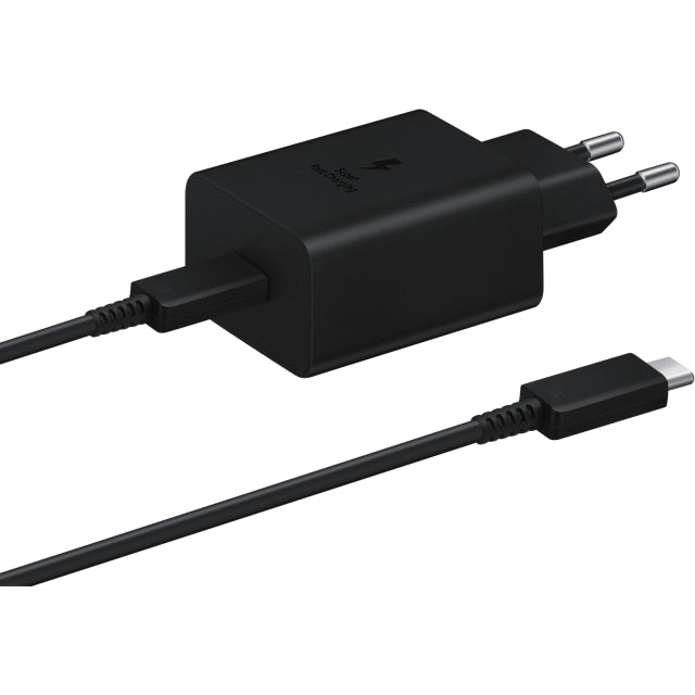EP-T4511XBEGEU Chargeur mural Samsung USB-C PD 45W + Câble USB-C Noir