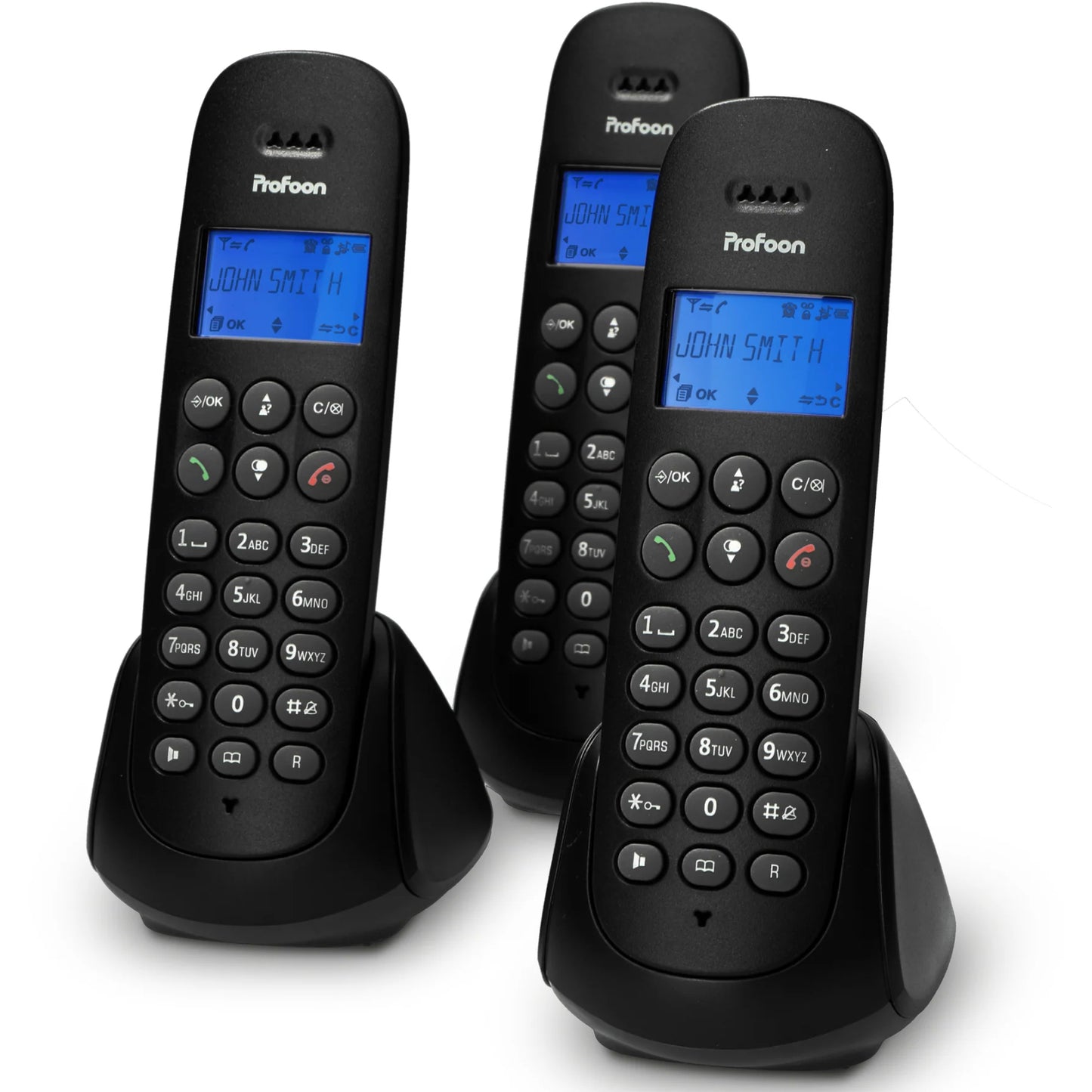 PDX-300 Profoon DECT Telefoon Triple Black