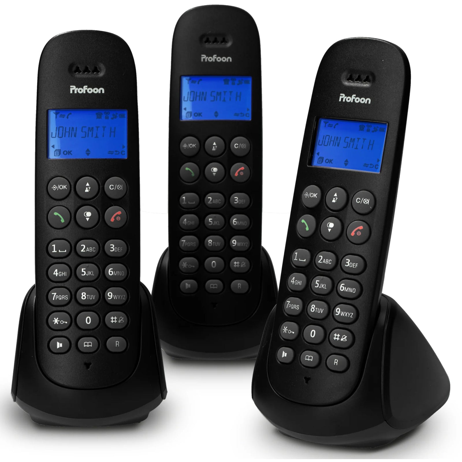 PDX-300 Profoon DECT Telefoon Triple Black