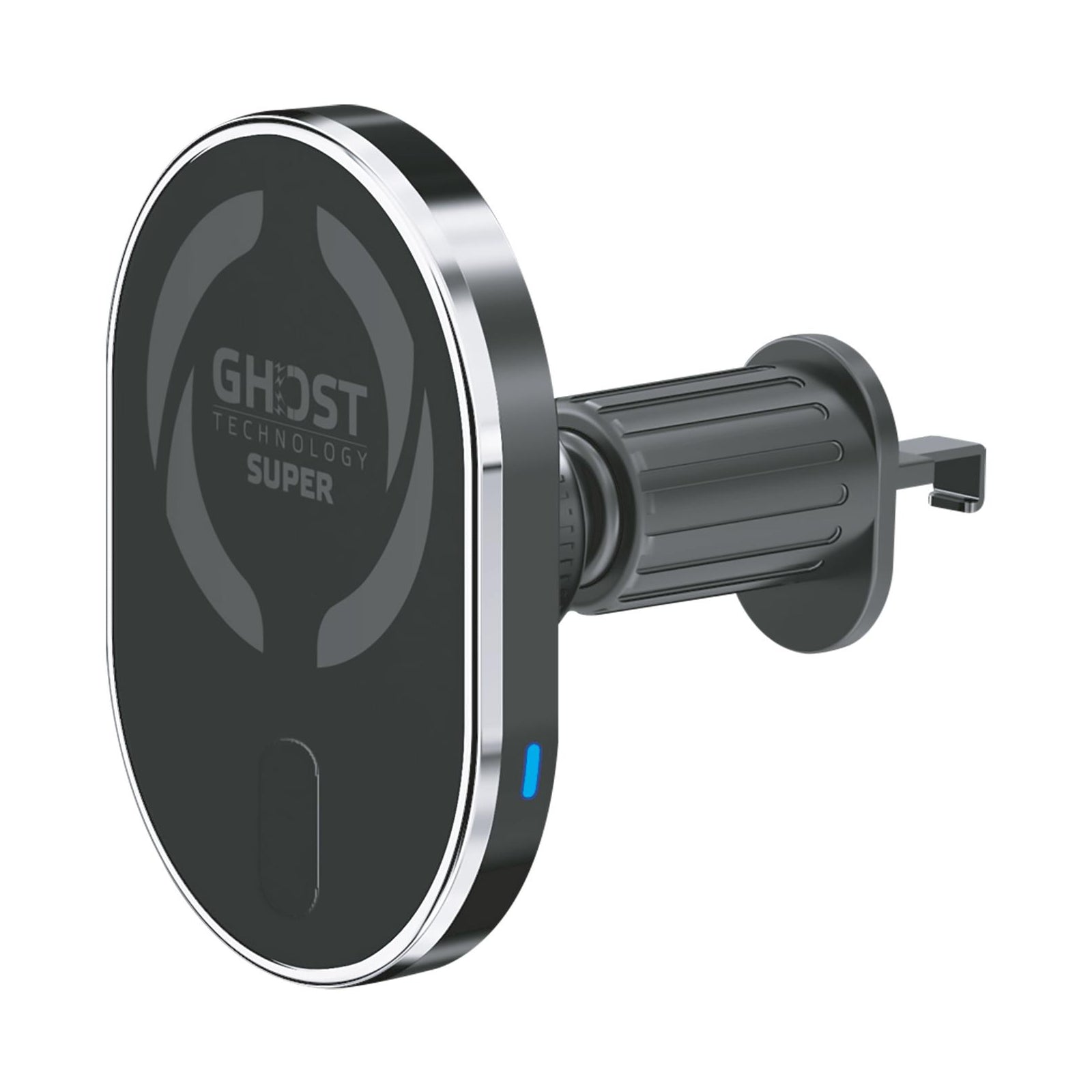 Celly GhostSuperMag MagSafe Wireless Car Charger Holder Black