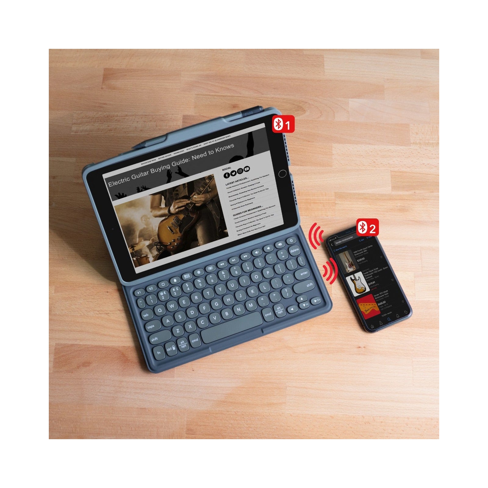 ZAGG Pro Keys Bluetooth Keyboard Case for Apple iPad 10.9 (2022)/iPad 11 (2025) QWERTY Black