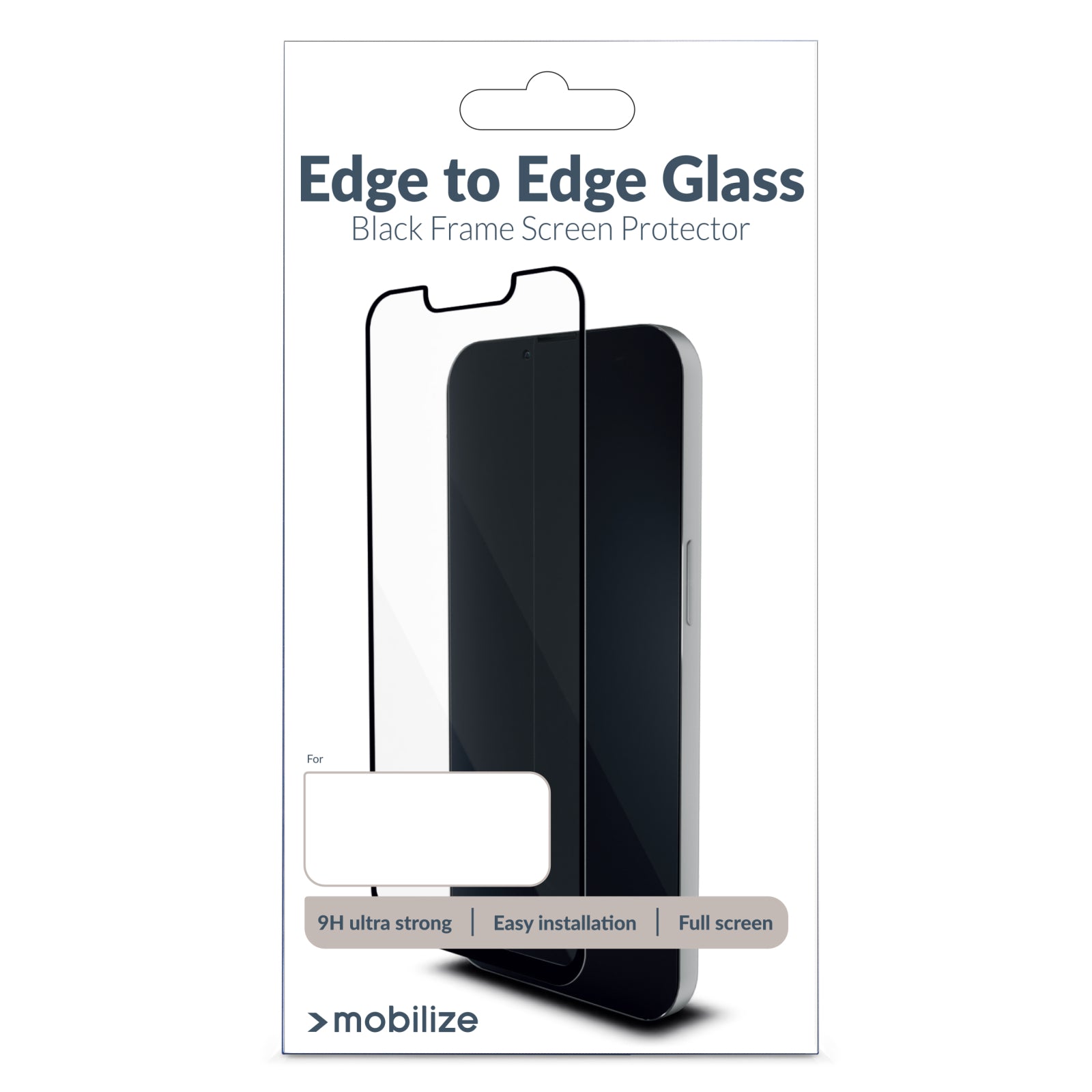 Mobilize Edge-To-Edge Glass Screen Protector Motorola Edge 50 Neo Black Edge Glue