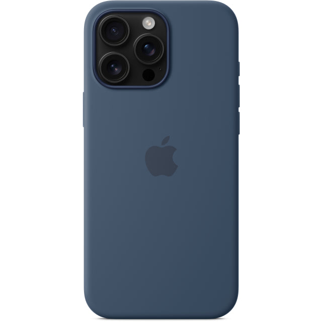 MYYU3ZM/A Coque en silicone Apple avec MagSafe iPhone 16 Pro Max Denim