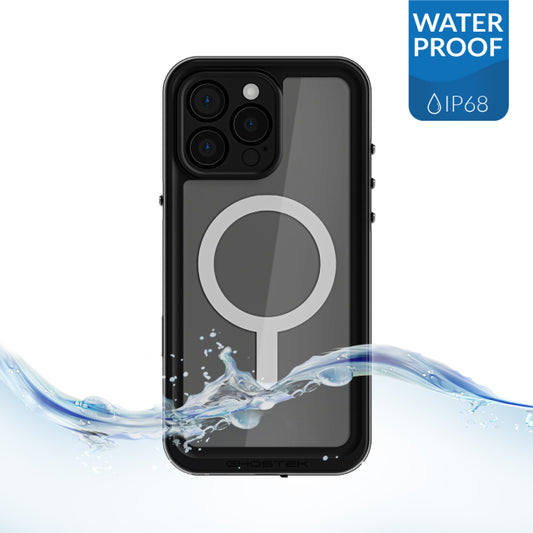Ghostek Nautical Slim Wasserdichte MagSafe Hülle Apple iPhone 16 Pro Max Klar