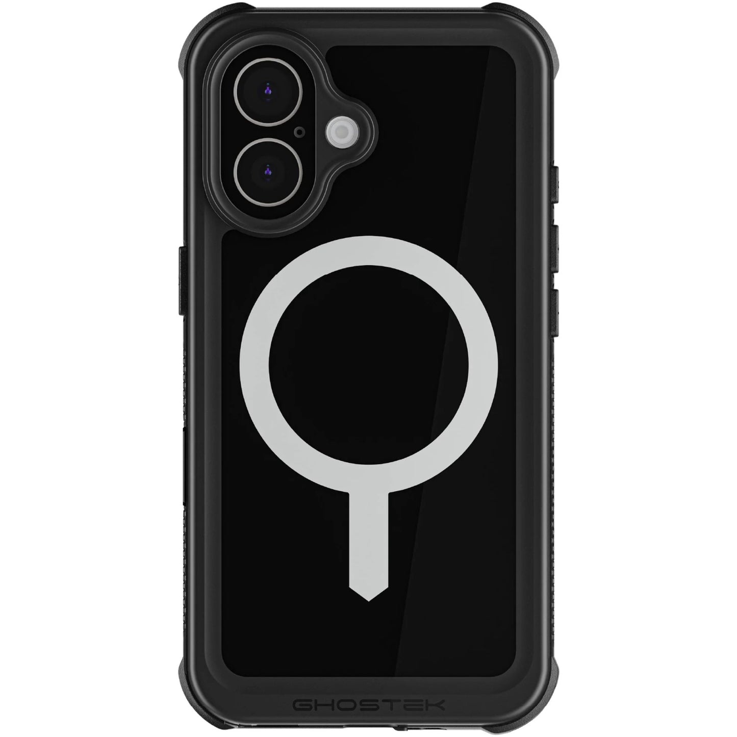 Ghostek Nautical Waterproof MagSafe Case + Belt Swivel Holster Apple iPhone 16 Black