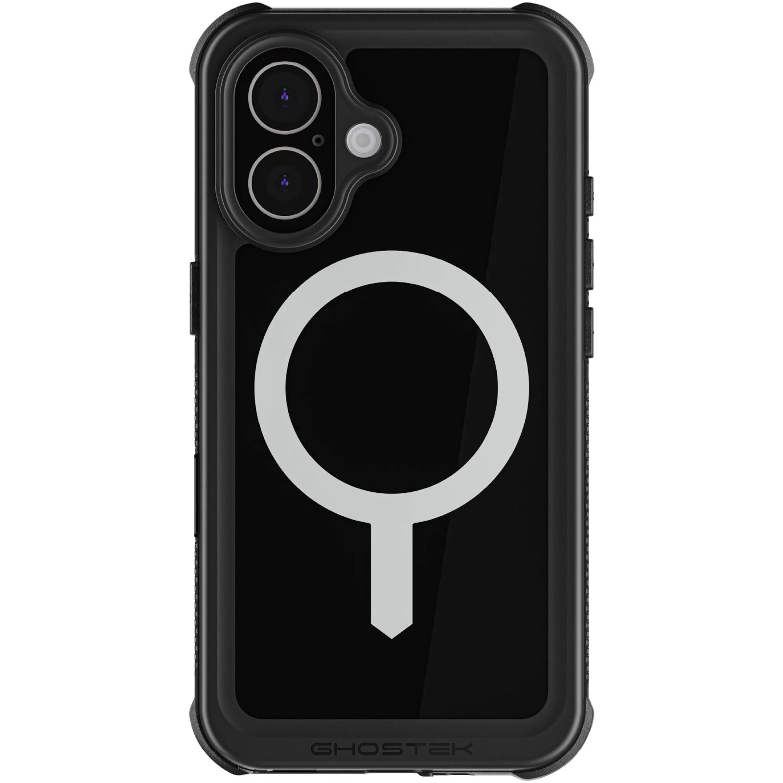 Ghostek Nautical Waterproof MagSafe Case + Belt Swivel Holster Apple iPhone 16 Black