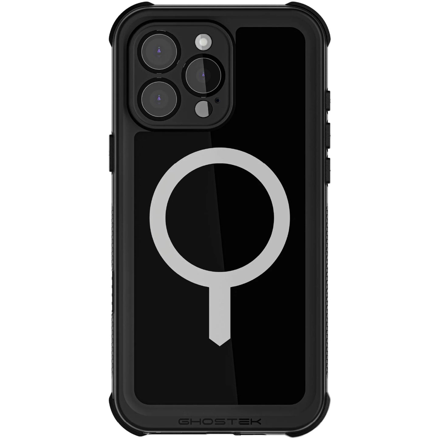 Ghostek Nautical Waterproof MagSafe Case + Belt Swivel Holster Apple iPhone 16 Pro Max Black