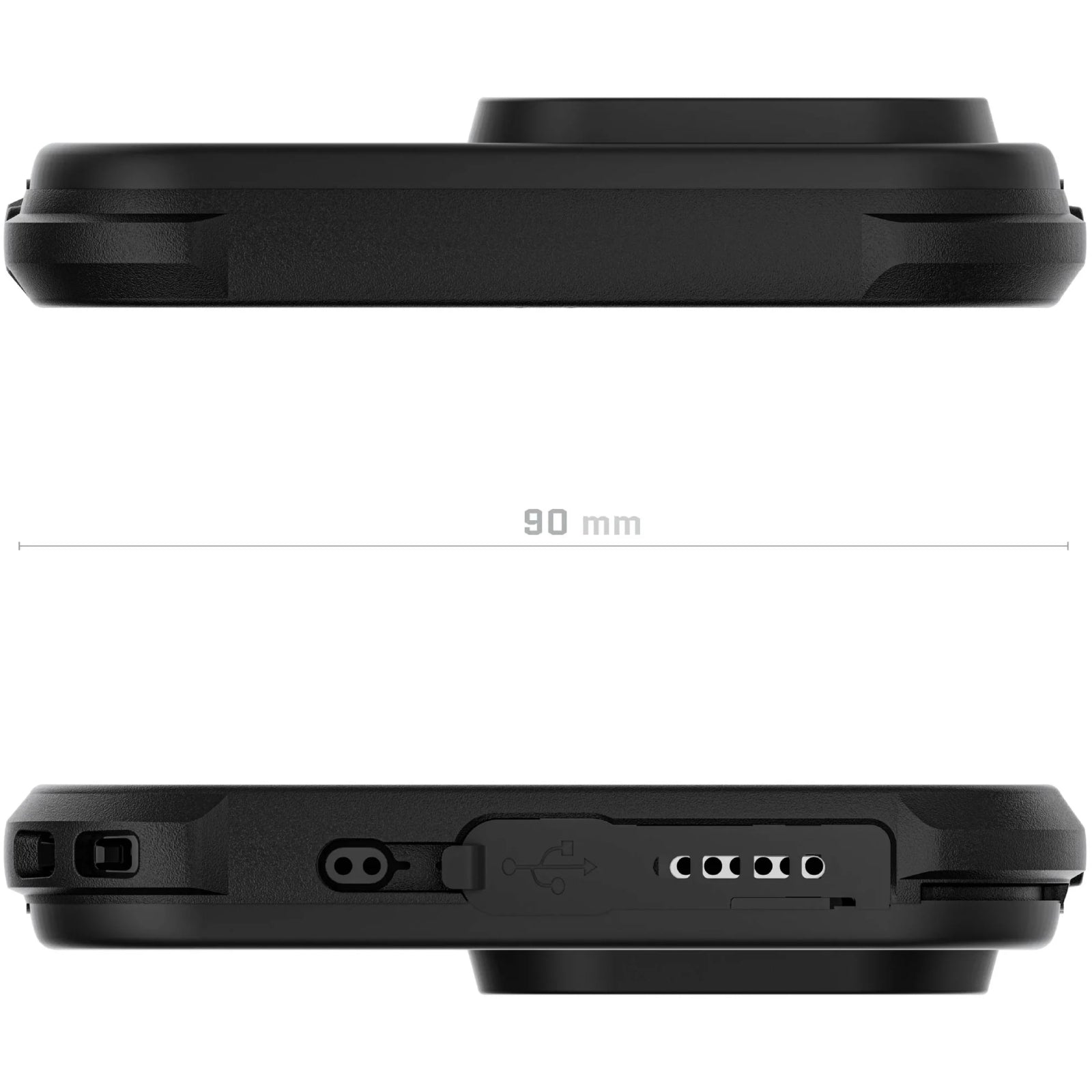 Ghostek Nautical Waterproof MagSafe Case + Belt Swivel Holster Apple iPhone 16 Pro Max Black