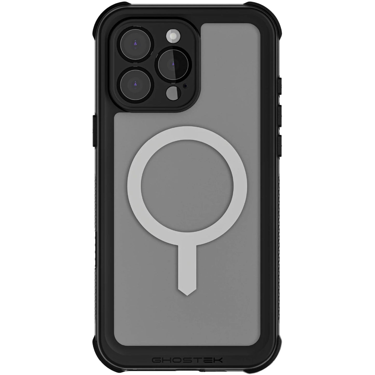 Ghostek Nautical Waterproof MagSafe Case + Belt Swivel Holster Apple iPhone 16 Pro Max Clear