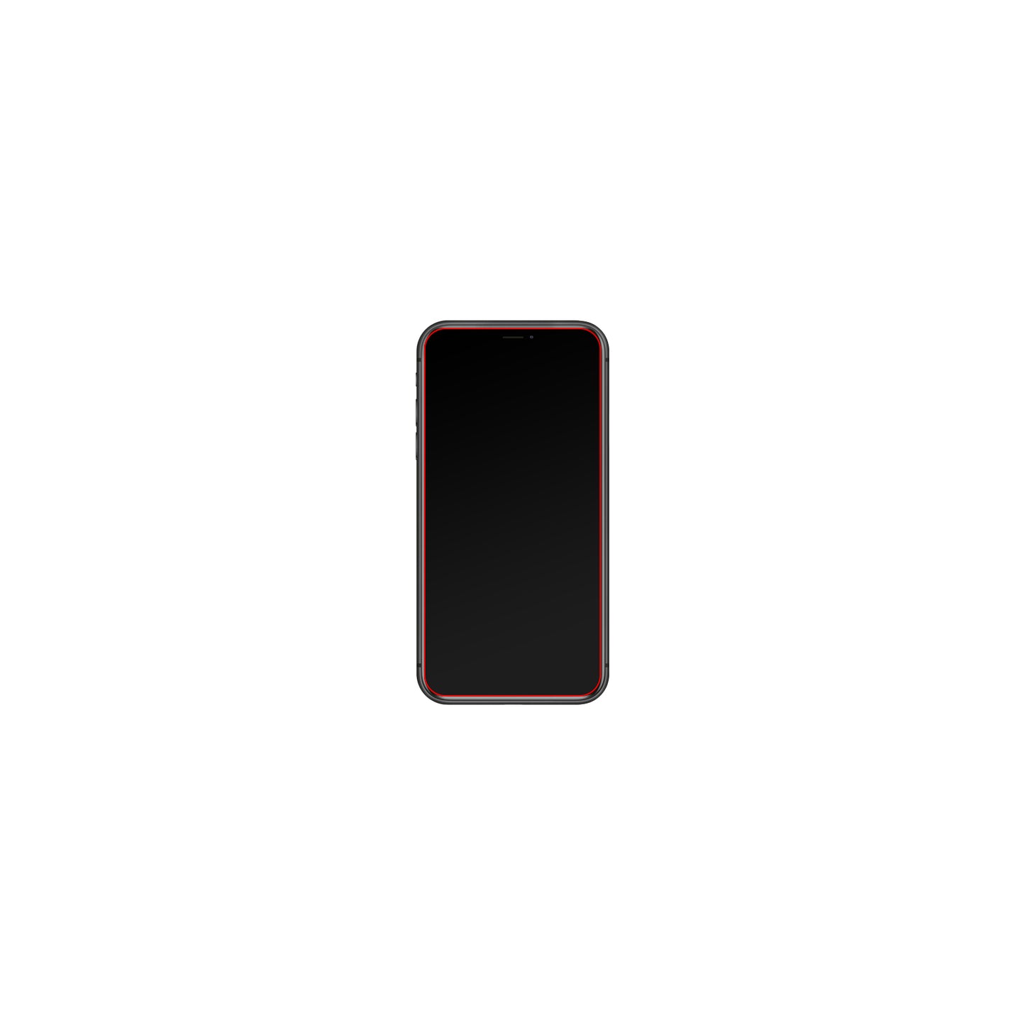 Mobilize Glass Screen Protector with Applicator for Apple iPhone XR/11 Black Frame