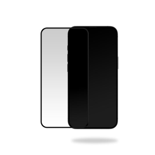 Mobilize Glass Displayschutzfolie – schwarzer Rahmen – Apple iPhone 13/13 Pro/14/16e/17e