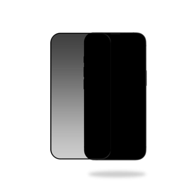 Mobilize Privacy Glass Displayschutzfolie - Schwarzer Rahmen - für Apple iPhone 16e/17e