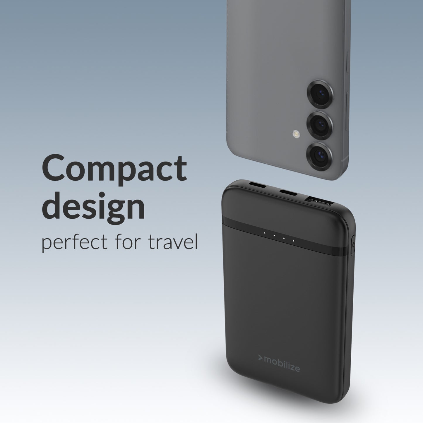 Mobilize Power Bank 5000mAh 10W Black
