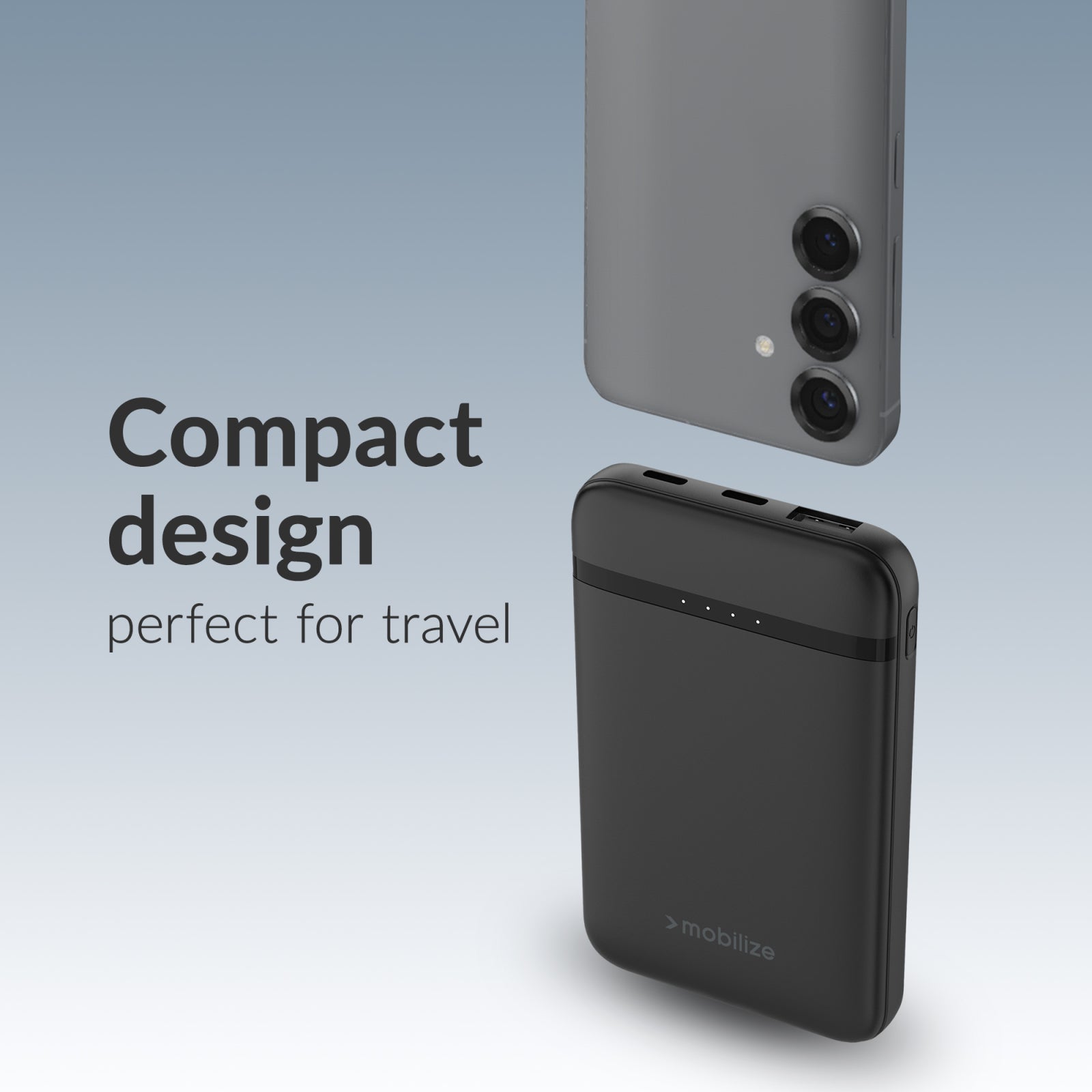 Mobilize Power Bank 5000mAh 10W Black