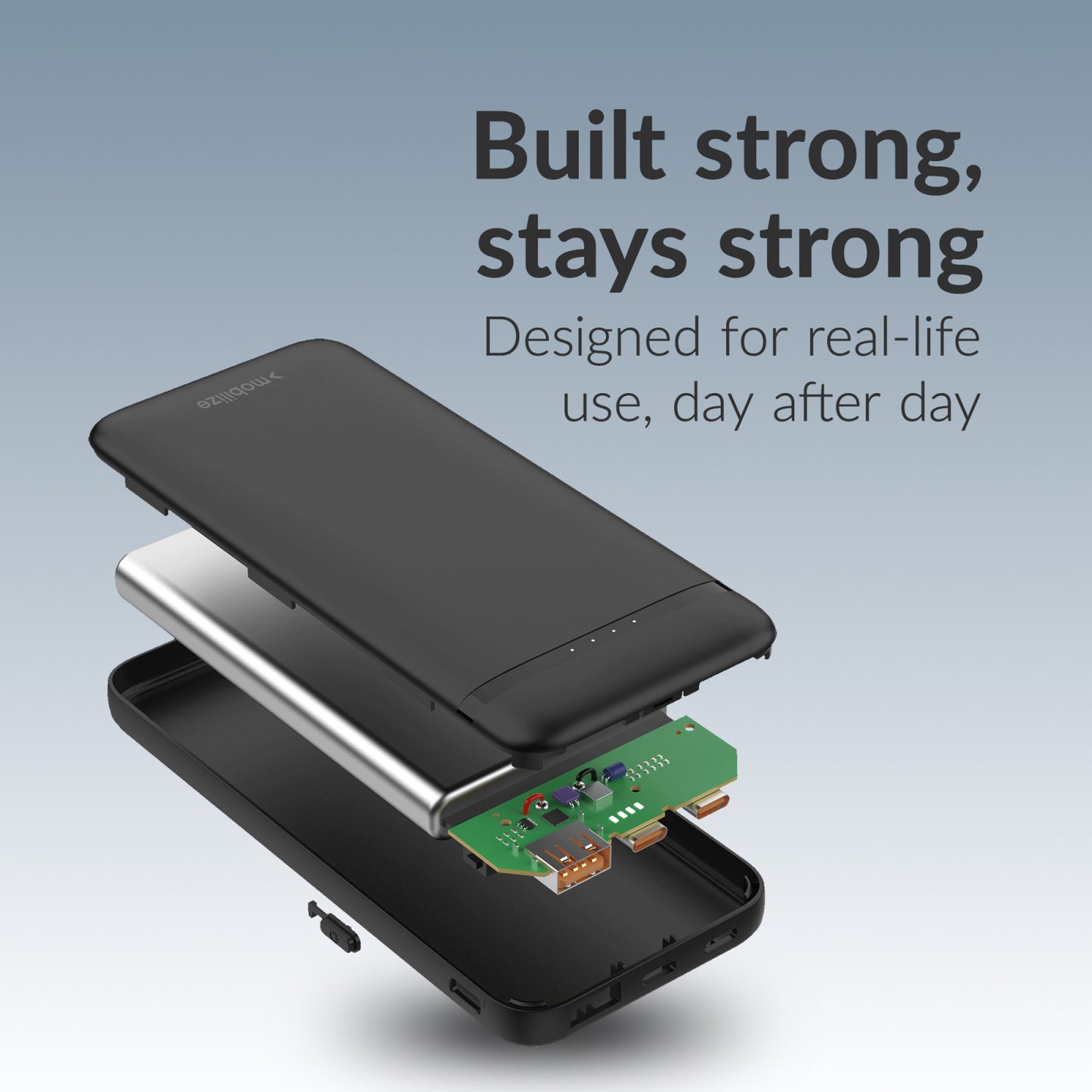Mobilize Power Bank 10000mAh PD 20W Black