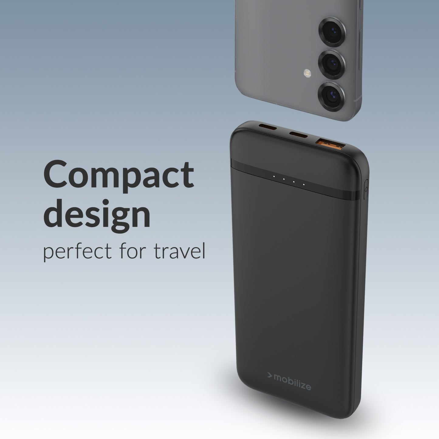 Mobilize Power Bank 10000mAh PD 20W Black