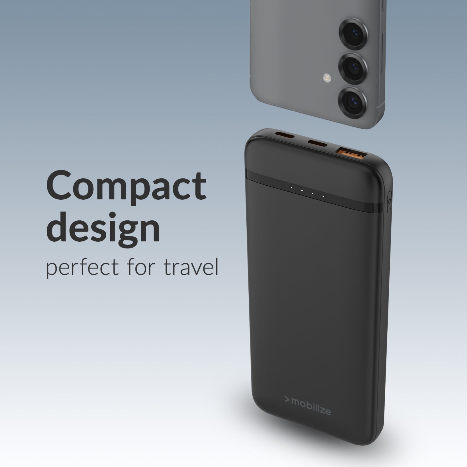Mobilize Power Bank 10000mAh PD 20W Black