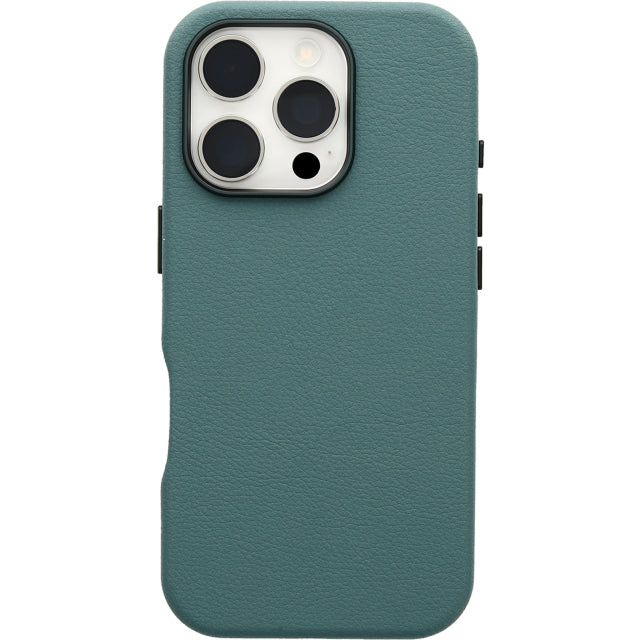 Coque OtterBox Symmetry+ en cuir de cactus pour Apple iPhone 16 Pro Sagebrush