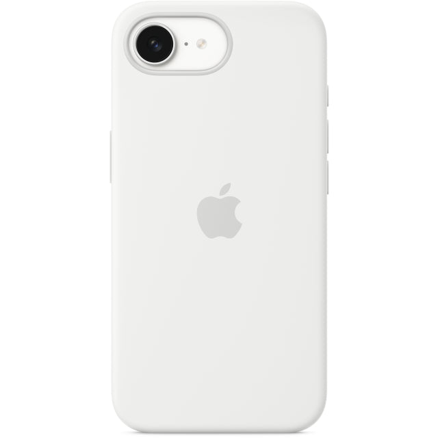 MD3P4ZM/A Coque en silicone Apple iPhone 16e Blanc