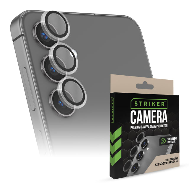 Striker Einzellinsen-Glas-Kameraschutz - Transparent - Samsung Galaxy S23 5G/S23+ 5G/S24 5G