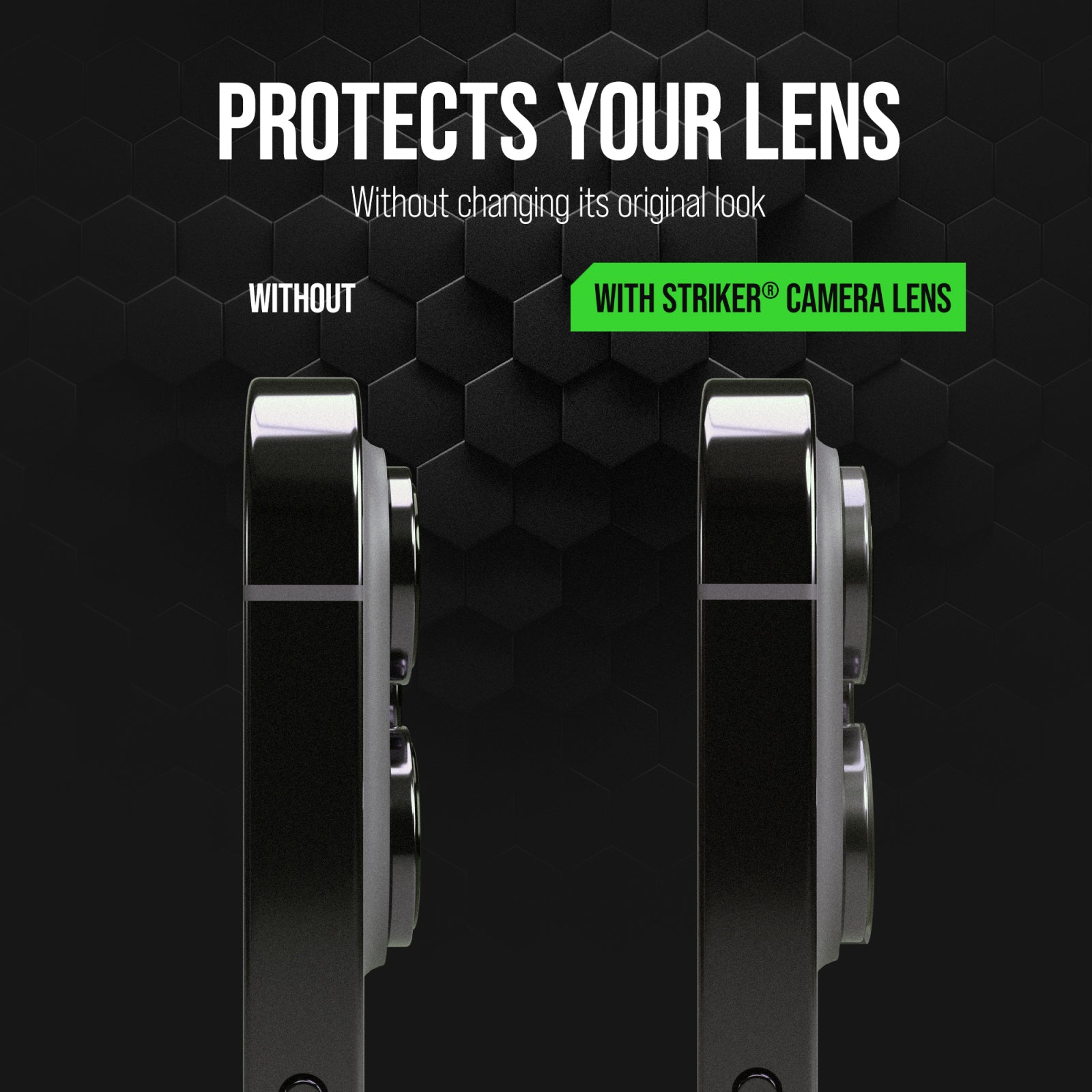 Striker Single Lens Glass Camera Protector - Transparent - Samsung Galaxy S23 5G/S23+ 5G/S24 5G