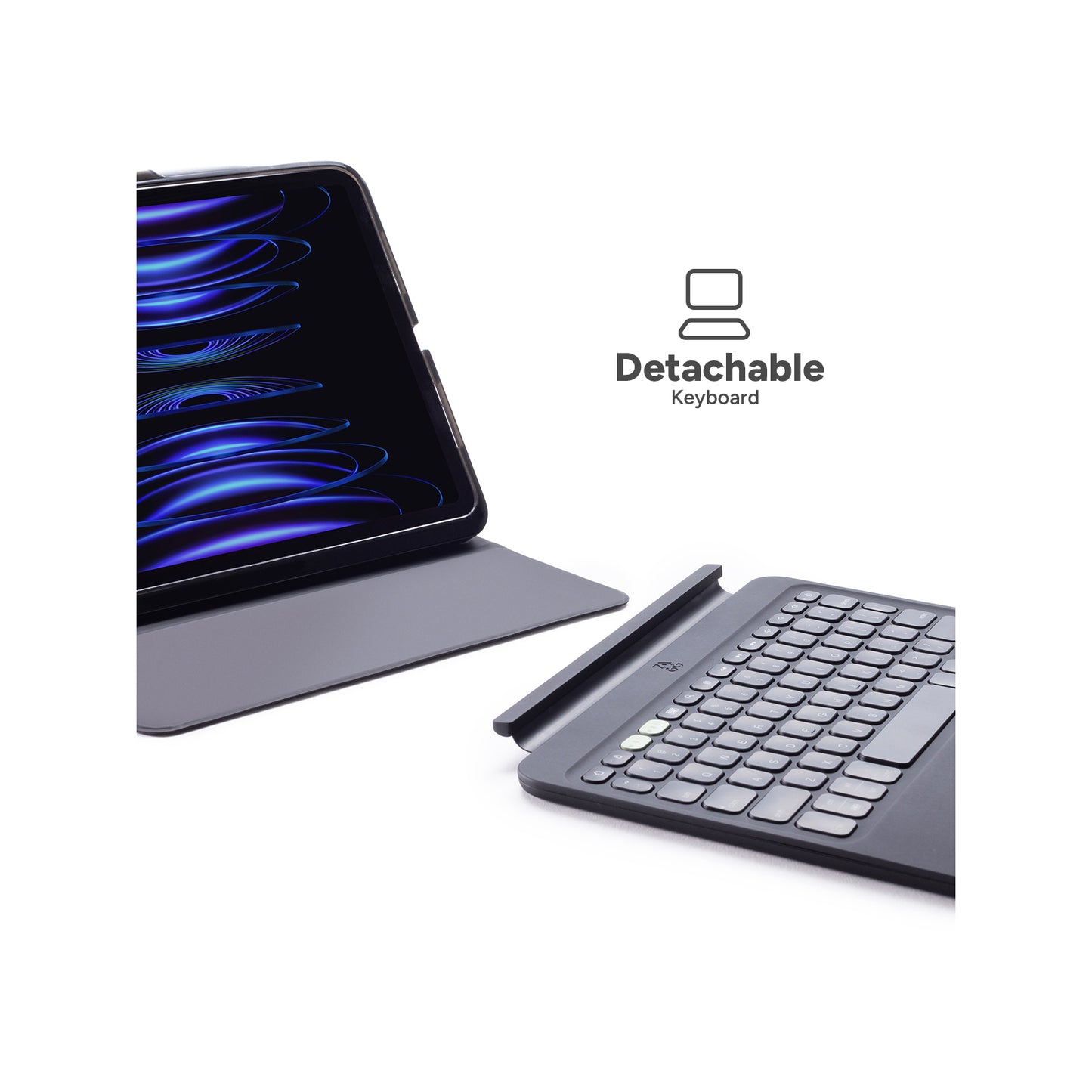 ZAGG Pro Keys 2 Bluetooth Keyboard Case for Apple iPad Air 10.9 (2020/2022)/Air 11 (2024/2025/2026) QWERTY Black