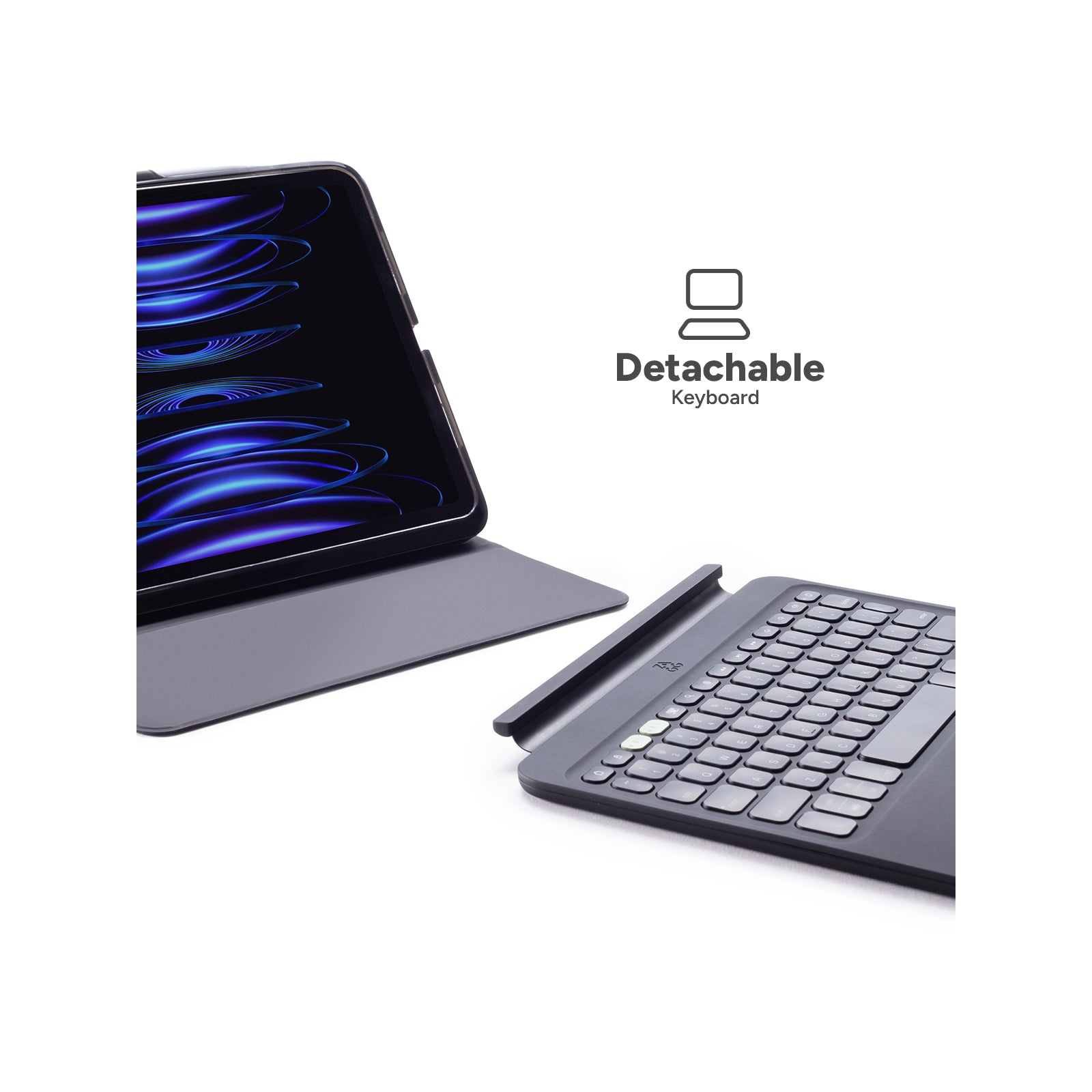 ZAGG Pro Keys 2 Bluetooth Keyboard Case for Apple iPad Air 10.9 (2020/2022)/Air 11 (2024/2025/2026) QWERTY Black