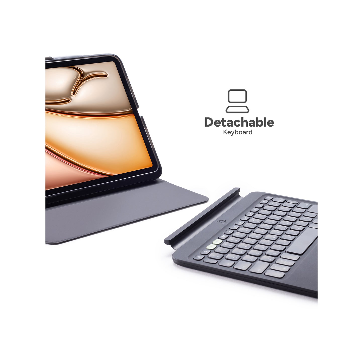 ZAGG Pro Keys 2 Bluetooth Keyboard Case for Apple iPad Air 13 (2024/2025/2026) QWERTY Black