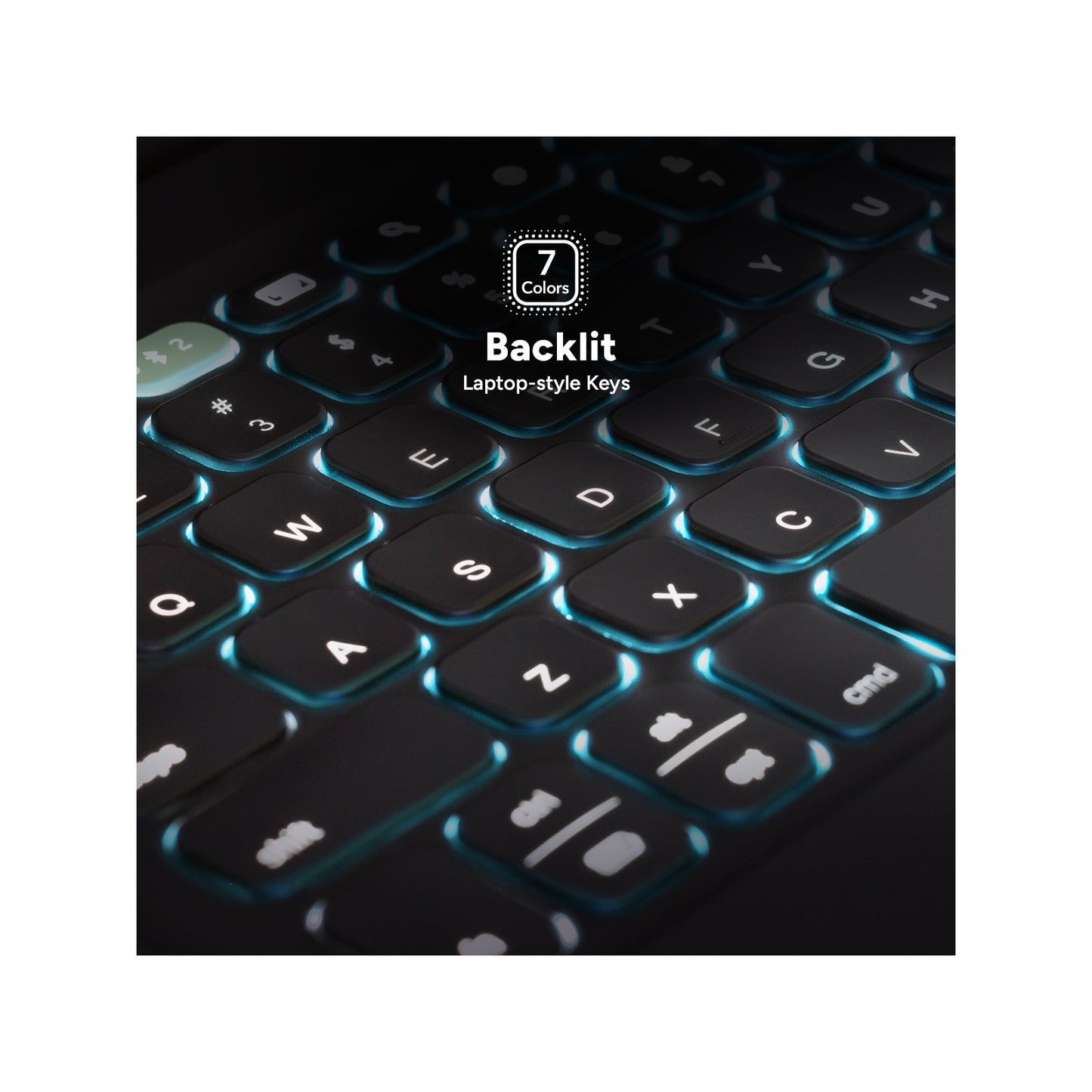 ZAGG Pro Keys 2 Bluetooth Keyboard Case for Apple iPad Pro 13 (2024/2025) QWERTY Black